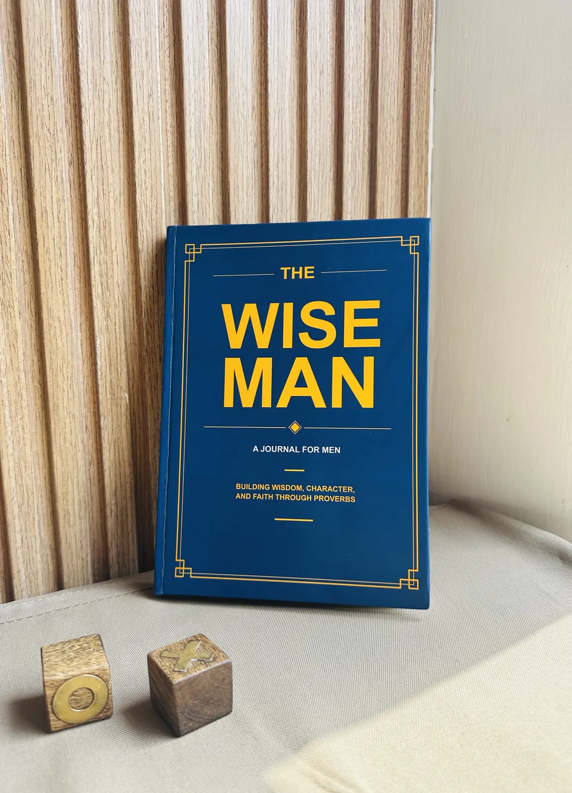 The Wise Man Journal standing upright